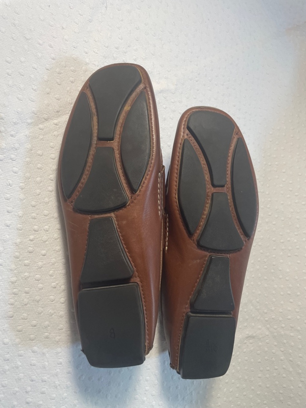Allen Edmonds Tan Leather Penny Loafers  driving shoe men’s 11D - Picture 5 of 5